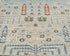 16 Feet Blue Khurgeen Afghan Hand Knotted Wool Runner Rug